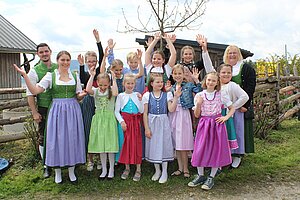 Die fleißigen Tänzer der Kinder VTG Biberbach © Die fleißigen Tänzer der Kinder VTG Biberbach